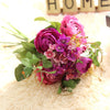 Image of artificial flowers for decoration home wedding decoration flower hanging fake flowers flores artificiales