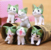 Image of One Set Mini Cat Gardening Small Ornament