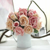 Image of Artificial Flower Fake Flowers Silk Plastic Artificial Roses