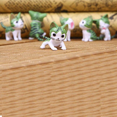 One Set Mini Cat Gardening Small Ornament