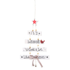 Christmas Decorations Tree Ornament Patterned Hanging Accessories Supplies