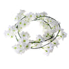 Image of Sakura Hanging Vines Artificial Flower Bush Wedding Decoration Flowers Supplies