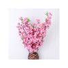 Image of 10pcs Peach Blossom Flowers Artificial Flowers Silk Flower Decorative Flowers Wreaths