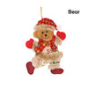 Image of Christmas Tree Ornament Snow man/Deer/Bear Pendant Decoration