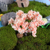 Image of Miniature Fairy Garden Tree Plant Ornament Miniature Dollhouse Pots Decor Moss Bonsai Micro Landscape