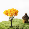 Image of Miniature Fairy Garden Tree Plant Ornament Miniature Dollhouse Pots Decor Moss Bonsai Micro Landscape