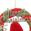 Image of Santa Claus Wreath Christmas Pendant Hanging Ornament