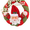 Image of Santa Claus Wreath Christmas Pendant Hanging Ornament