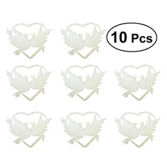 Wooden Ornaments Hanging Embellishments Crafts Tag Birds Arts Crafts Projects Ornaments for Wedding