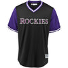 Image of Colorado Rockies Majestic Players' Weekend Cool Base Pick-A-Player Roster Jersey – Black/Purple 2019