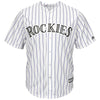 Image of Ian Desmond Colorado Rockies Majestic Home Official Cool Base Player Jersey - White/Purple 2019