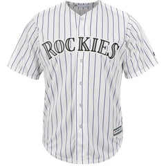 Nolan Arenado Colorado Rockies Majestic Home Official Cool Base Player Jersey - White/Purple 2019