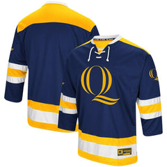 Quinnipiac Bobcats Colosseum Athletic Machine Hockey Sweater Jersey – Navy 2019