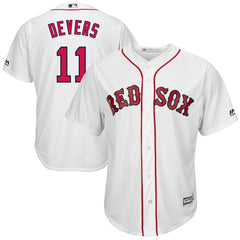 Rafael Devers Boston Red Sox Majestic Home Official Cool Base Player Jersey - White 2019