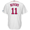 Image of Rafael Devers Boston Red Sox Majestic Home Official Cool Base Player Jersey - White 2019