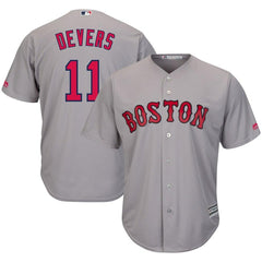 Rafael Devers Boston Red Sox Majestic Road Official Cool Base Player Jersey - Gray 2019