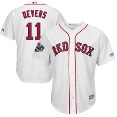 Rafael Devers Boston Red Sox Majestic World Series Cool Base Player Jersey – White 2019