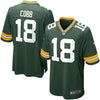 Image of Randall Cobb Green Bay Packers Game Jersey - Green 2019