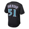 Image of Randy Johnson Arizona Diamondbacks Mitchell &amp; Ness Youth Cooperstown Collection Mesh Batting Practice Jersey – Black 2019