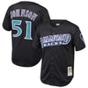 Image of Randy Johnson Arizona Diamondbacks Mitchell &amp; Ness Youth Cooperstown Collection Mesh Batting Practice Jersey – Black 2019