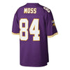 Image of Randy Moss Minnesota Vikings Mitchell &amp; Ness 1998 Retired Player Replica Jersey - Purple 2019