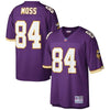 Image of Randy Moss Minnesota Vikings Mitchell &amp; Ness 1998 Retired Player Replica Jersey - Purple 2019