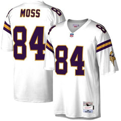 Randy Moss Minnesota Vikings Mitchell &amp; Ness 1998 Retired Player Replica Jersey - White 2019