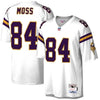 Image of Randy Moss Minnesota Vikings Mitchell &amp; Ness 1998 Retired Player Replica Jersey - White 2019