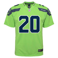 Rashaad Penny Seattle Seahawks Youth Color Rush Player Game Jersey – Neon Green 2019