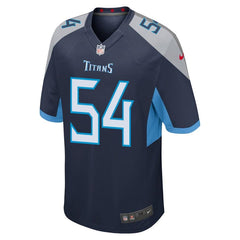 Rashaan Evans Tennessee Titans Game Jersey – Navy 2019