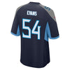 Image of Rashaan Evans Tennessee Titans Game Jersey – Navy 2019