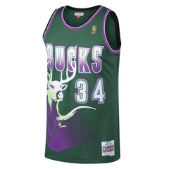 Ray Allen Milwaukee Bucks Mitchell & Ness 1996-97 Hardwood Classics Swingman Jersey - Kelly Green 2019