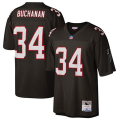 Ray Buchanan Atlanta Falcons Mitchell &amp; Ness 1998 Retired Player Replica Jersey - Black 2019