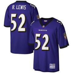 Ray Lewis Baltimore Ravens Mitchell &amp; Ness Retired Player Replica Jersey - Purple 2019