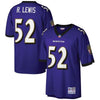 Image of Ray Lewis Baltimore Ravens Mitchell &amp; Ness Retired Player Replica Jersey - Purple 2019