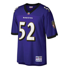 Ray Lewis Baltimore Ravens Mitchell & Ness Retired Player Replica Jersey - Purple 2019