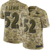 Image of Ray Lewis Baltimore Ravens Salute to Service Retired Player Limited Jersey – Camo 2019