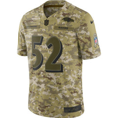 Ray Lewis Baltimore Ravens Salute to Service Retired Player Limited Jersey – Camo 2019