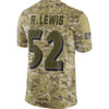 Image of Ray Lewis Baltimore Ravens Salute to Service Retired Player Limited Jersey – Camo 2019