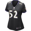Image of Ray Lewis Baltimore Ravens Women's Game Jersey - Black 2019