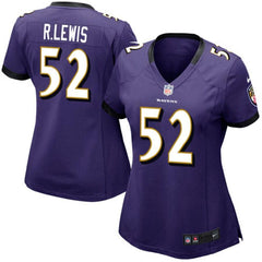Ray Lewis Baltimore Ravens Women's Game Jersey - Purple 2019