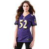 Image of Ray Lewis Baltimore Ravens Women's Game Jersey - Purple 2019