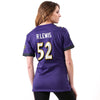 Image of Ray Lewis Baltimore Ravens Women's Game Jersey - Purple 2019