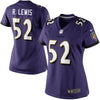 Image of Ray Lewis Baltimore Ravens Women's Limited Jersey - Purple 2019
