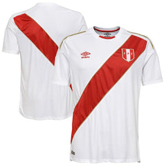 Peru National Team Umbro Home Jersey – White/Red 2019