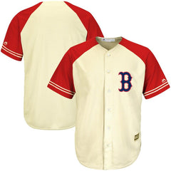 Boston Red Sox Majestic Cool Base Ivory Fashion Team Jersey - Cream/Red 2019