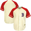 Image of Boston Red Sox Majestic Cool Base Ivory Fashion Team Jersey - Cream/Red 2019