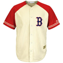 Boston Red Sox Majestic Cool Base Ivory Fashion Team Jersey - Cream/Red 2019