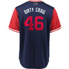 Image of Craig Kimbrel "Dirty Craig" Boston Red Sox Majestic Players' Weekend Cool Base Jersey – Navy/Red 2019
