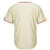 Image of Los Angeles Angels Majestic Cool Base Ivory Fashion Team Jersey - Cream/Red 2019